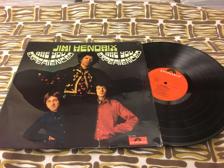 Tumnagel för auktion "JIMI HENDRIX EXPERICENCE  are you experienced DANSK POLYDOR 1st PRESS STEREO LP "