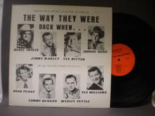 Tumnagel för auktion "THE WAY THEY WERE BACK WHEN... - V/A - MERLE TRAVIS...."