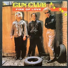 Tumnagel för auktion "GUN CLUB - FIRE OF LOVE. VINYL 7" SINGEL UK-82. BLUES-ROCK / PUNK"