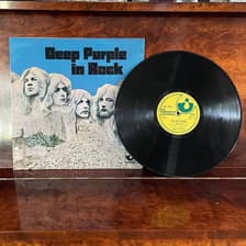 Tumnagel för auktion "Deep Purple - In Rock vinyl LP hård rock"