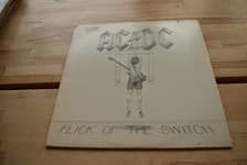 Tumnagel för auktion "AC / DC Flick of the Switch LP hårdrock rock aussie"