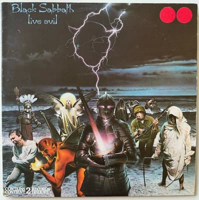 Tumnagel för auktion "BLACK SABBATH - Live Evil 1982 (2-LP Canada, Ronnie James Dio)"