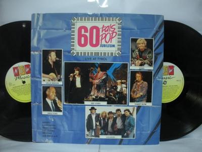 Tumnagel för auktion "60-TALS POP JUBILEUM - LIVE AT TYROL - V/A - 2-LP"