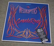 Tumnagel för auktion "The Hellacopters – Grande Rock Limited Edition, Clear Blue Marbled 400 st"