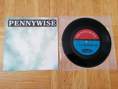 Tumnagel för auktion "Pennywise – Tomorrow / Don't Feel Nothing, 7" (Theologian Records, 1995)"