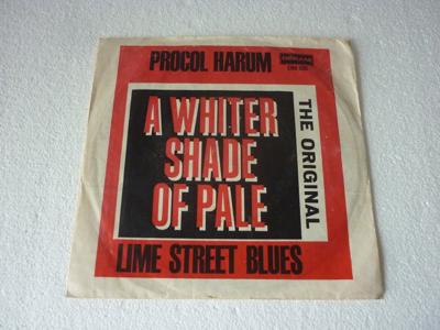 Tumnagel för auktion "Procol Harum GE. DERAM DM 126 si. fr.1967 A Whiter Shade Of Pale "