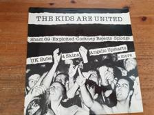 Tumnagel för auktion "V. A. - LP - The kids are united (Sham 69, Exploited, C Rejects A Upstarts m fl)"