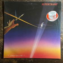 Tumnagel för auktion "SUPERTRAMP - Famous Last Words 1982. ”Hype Sticker” Originalinner. Prog-rock. LP"