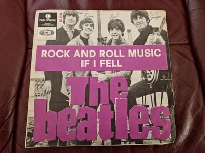 Tumnagel för auktion "Beatles, Rock and roll music"