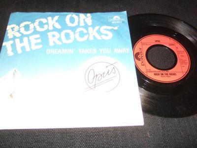 Tumnagel för auktion "45 - OPUS. Rock on the rocks/Dreamin´takes you away. 1985"