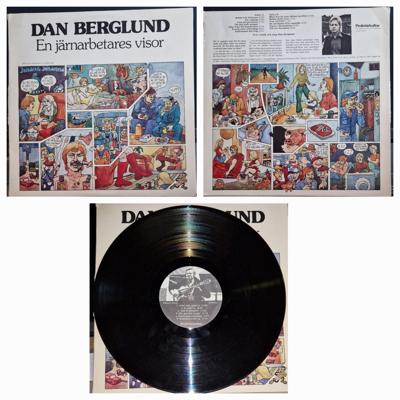Tumnagel för auktion "Dan Berglund x 4 LP 1975-1987"