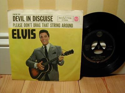 Tumnagel för auktion "Elvis Presley - Devil In Disguise / Please Don't Drag That.."