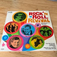 Tumnagel för auktion "Rock 'n' Roll Revival LP"