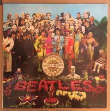 Tumnagel för auktion "The Beatles-Sgt. Peppers Lonely Hearts Club Band-LP"