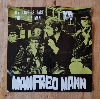 Tumnagel för auktion "Manfred Mann "My name is Jack/There is a man" Fontana records MONO"