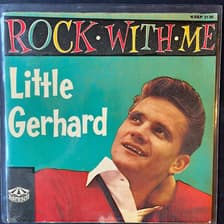 Tumnagel för auktion "LITTLE GERHARD - ROCK WITH ME. VINYL 7" SINGEL SVERIGE -58. SVENSK ROCK ´N´ROLL"