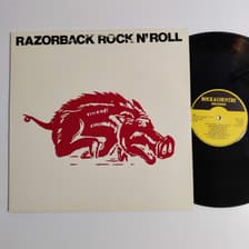 Tumnagel för auktion "Olika artister - Razorback Rock 'n Roll LP sve 1984 NM/VG+ Rockabilly"