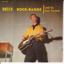 Tumnagel för auktion "ROCK RAGGE AND HIS FOUR COETS-double talkin baby+3 +2 EP SE.DECCA SDE 7091"