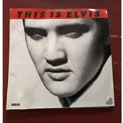 Tumnagel för auktion "LP , This is Elvis, soundtrack, Presley,Vinyl, music, 1981 RCA records"