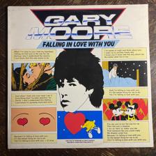 Tumnagel för auktion "GARY MOORE - Falling In Love With You 1982. UK Press! Rare Maxi I Kanonskick! 12"