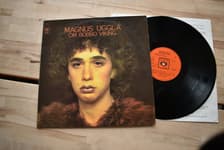 Tumnagel för auktion "Magnus Uggla Om Bobbo Viking LP pop rock"