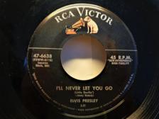 Tumnagel för auktion "ELVIS: RCA 47-6638. I`LL NEVER LET YOU GO+1.US-PRESS LINES"