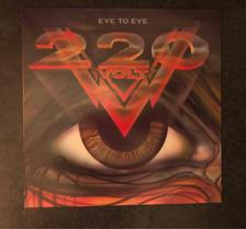 Tumnagel för auktion "220 VOLT - Eye To Eye LP NM HOLLAND PRESS 1988 NM Sweden hårdrock VINYL Metal "