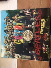 Tumnagel för auktion "Sgt peppers lonely hearts club band May-1967 Stereo edition"