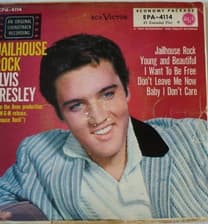 Tumnagel för auktion "Elvis Presley - Jailhouse rock +4 ( EPA 4114)"