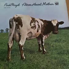 Tumnagel för auktion "Pink Floyd Atom Heart Mother Harvest records i gott skick"