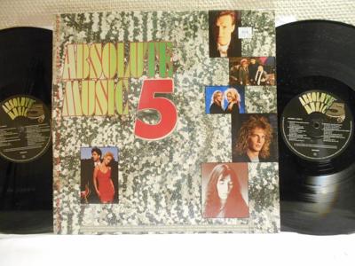 Tumnagel för auktion "ABSOLUTE MUSIC - 5 - 2-LP - V/A"