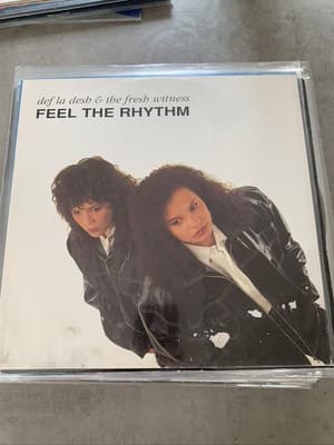 Tumnagel för auktion "12" Def la desh & The fresh witness - Feel the rhythm, 1991"