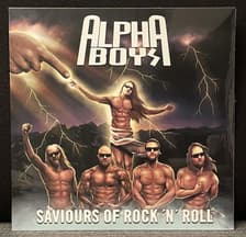 Tumnagel för auktion "Alpha Boys – Saviours Of Rock'n'Roll RARE Hard Rock LP 2021 Purple Still Sealed"