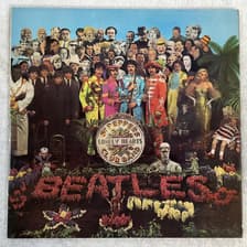 Tumnagel för auktion "THE BEATLES Sgt Pepper's lonely hearts club band LP -67 UK PARLOPHONE PCS 7027"