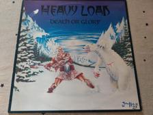 Tumnagel för auktion "HEAVY LOAD(2) DEATH OR GLORY OBS! POSTER SAKNAS Vinylborsen-skivbutik"