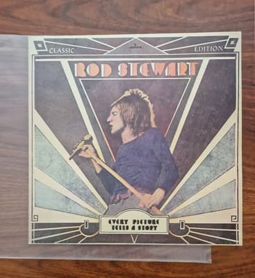 Tumnagel för auktion "rod stewart every picture tells a story 1971"