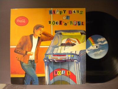 Tumnagel för auktion "HAPPY DAYS OF ROCK ´N´ ROLL - VOL. 1 - V/A"