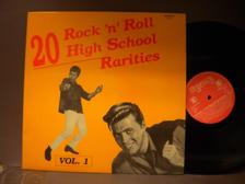 Tumnagel för auktion "20 ROCK ´N´ ROLL HIGH SCHOOL RARITIES - VOL. 1 - V/A"