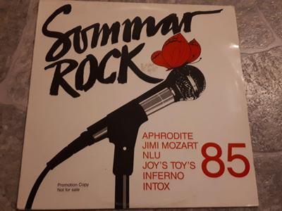 Tumnagel för auktion "Sommarrock 85 (Aphrodite, Jimi Mozart, NLU, Joy's Toy's, Inferno, Intox)"