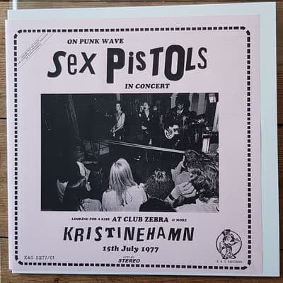 Tumnagel för auktion "Sex Pistols - Looking for a kiss in K - Pink vinyl - #71/100 - 2 LP"