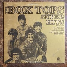 Tumnagel för auktion "THE BOX TOPS - Super Hits 1968. US Press! Gold Cover. BIG STAR Prog-rock. LP"