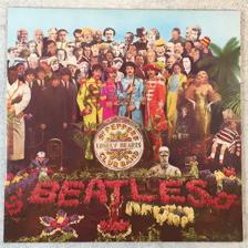 Tumnagel för auktion "THE BEATLES Sgt Pepper's lonely hearts club band LP re Ger 1C 072-04177"