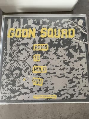 Tumnagel för auktion "12" Goon Squad - eight arms to hold you, 1985"