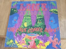 Tumnagel för auktion "Lime Spiders-The Cave Comes Alive! (Virgin 1987) LP Punk-Rock."