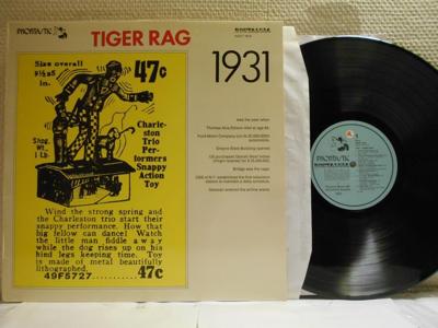 Tumnagel för auktion "TIGER RAG - 1931 - V/A - PHONTASTIC"