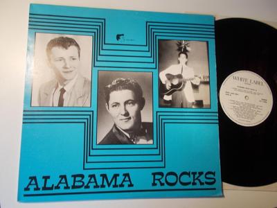 Tumnagel för auktion "V/A ALABAMA ROCKS, LP White Label NL 1984 Tiny Tim Ronnie Moore J Villian Epics"
