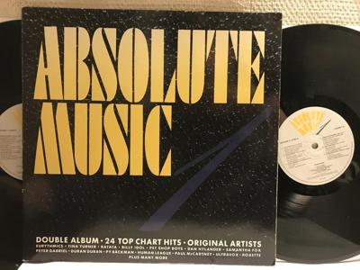 Tumnagel för auktion "ABSOLUTE MUSIC - 1 - V/A - 2-LP"