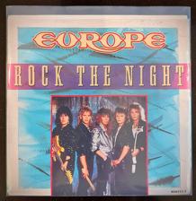 Tumnagel för auktion "Europe – Rock The Night - 7" Singel"