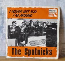 Tumnagel för auktion "SPOTNICKS :: I NEVER GET YOU          (7``)  SWE Press"