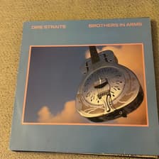 Tumnagel för auktion "Vinyl LP Dire Straits - Brothers In Arms"